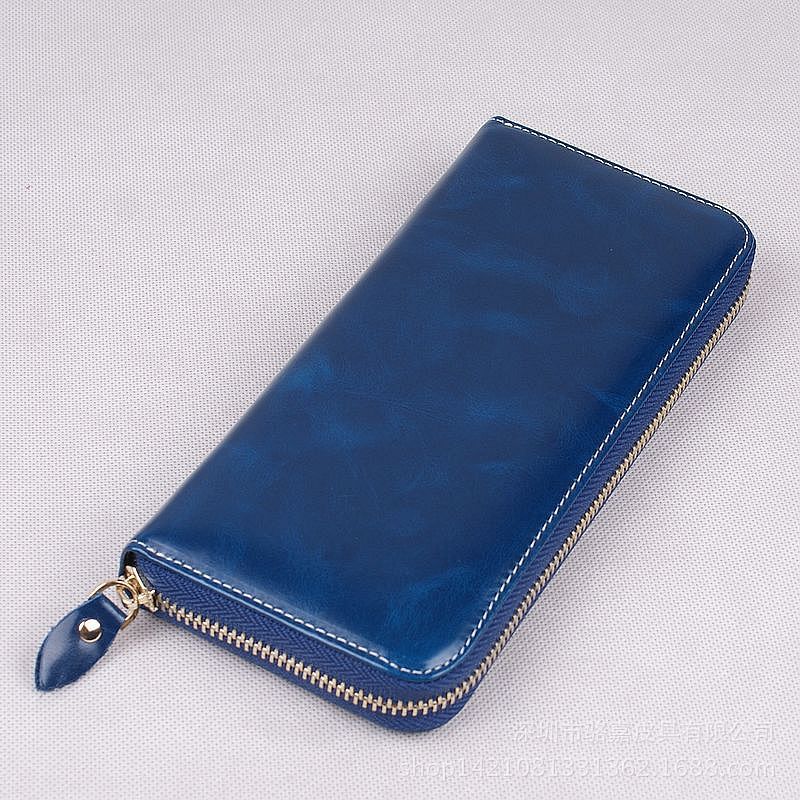 Women's & Men's Clutch Vintage First Layer Cowhide Fashion Multiple Slots Card Holder