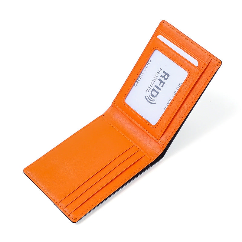 Men's Leather Clamp Selected First Layer Cowhide Men's Wallet