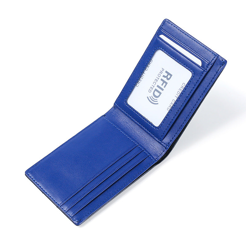 Men's Leather Clamp Selected First Layer Cowhide Men's Wallet