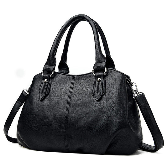 Women's Soft Leather Simple Fashion Versatile Large Crossbody Bags