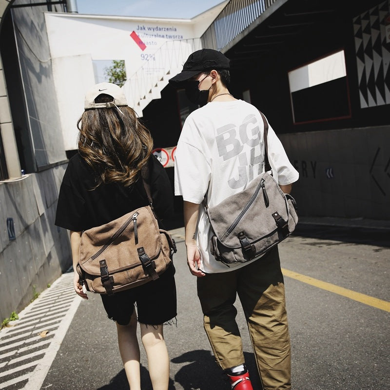 Men's Source Manufacturer Canvas Retro Document Difference Men's Messenger Bags