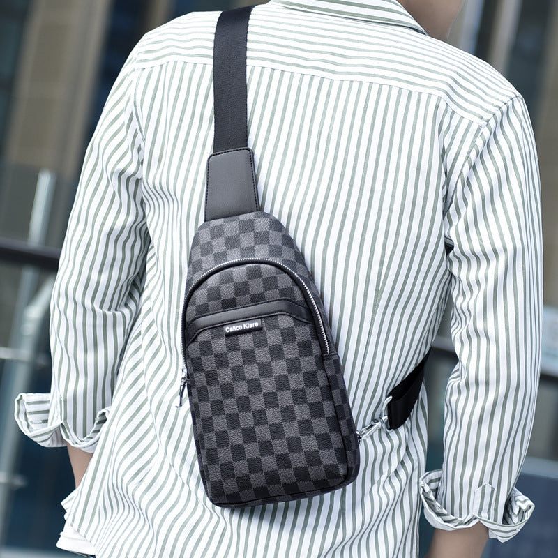 Classic Men's Slouchy Cross Body Fashion Men's Chest Bags