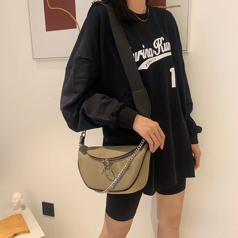 Ge Saddle Twill Fabric Fashion Chain Bags