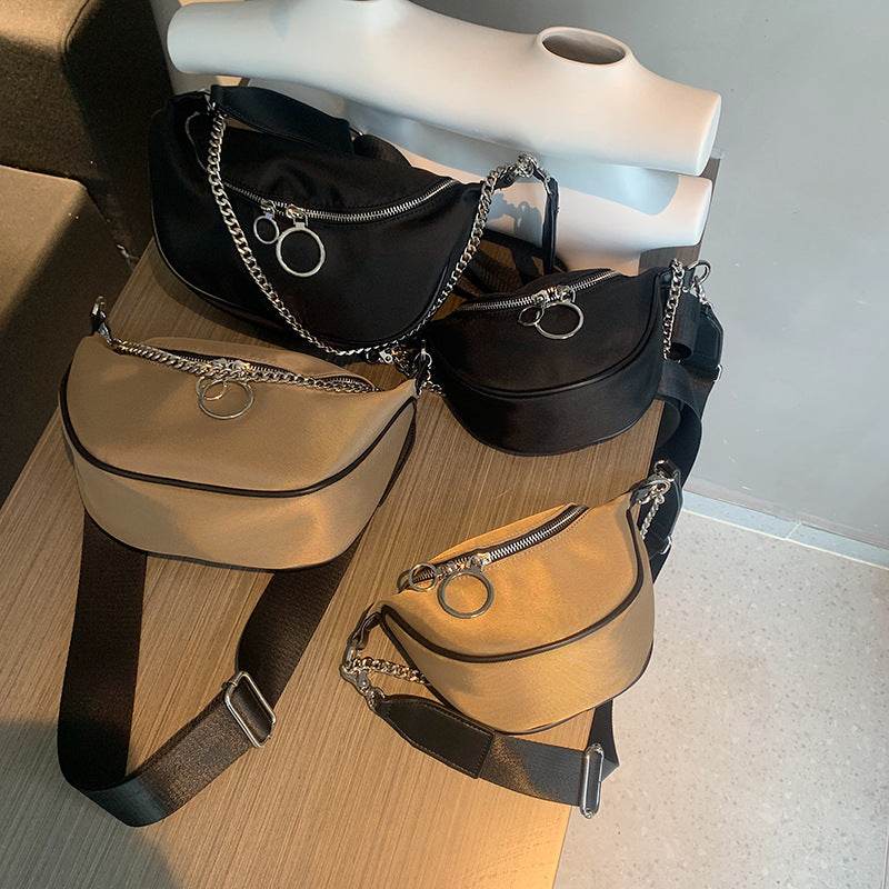 Ge Saddle Twill Fabric Fashion Chain Bags