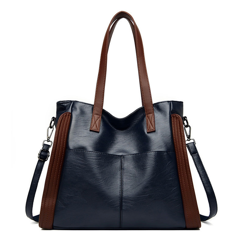 Women's Large Capacity Hand Solid Color Bags