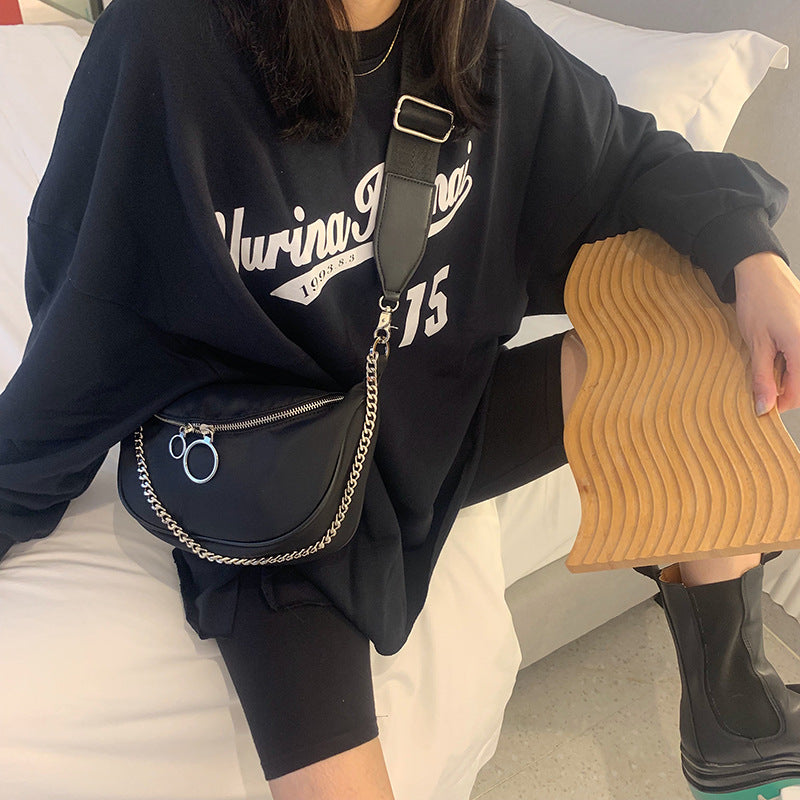 Ge Saddle Twill Fabric Fashion Chain Bags