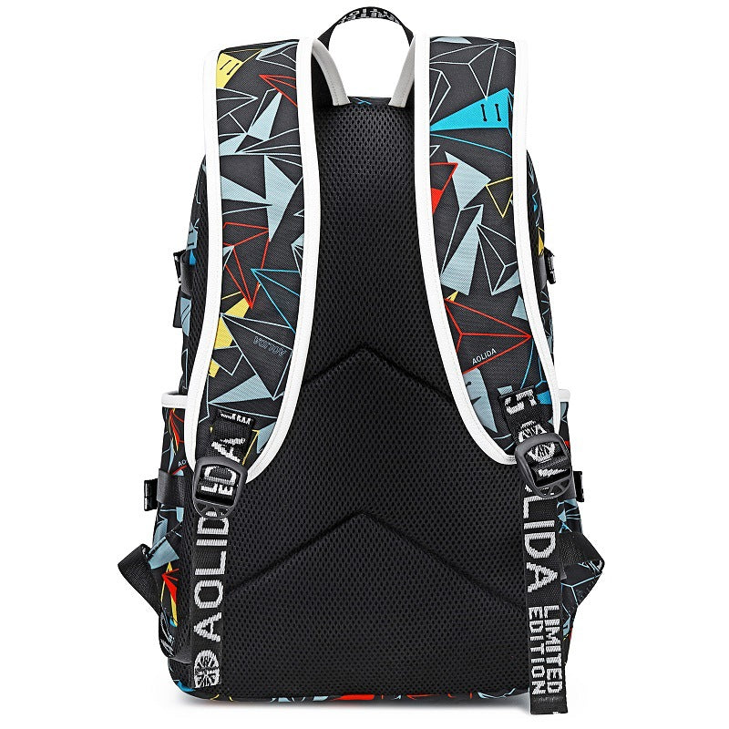 Men's Large Capacity Korean Waterproof Simple Thermal Backpacks