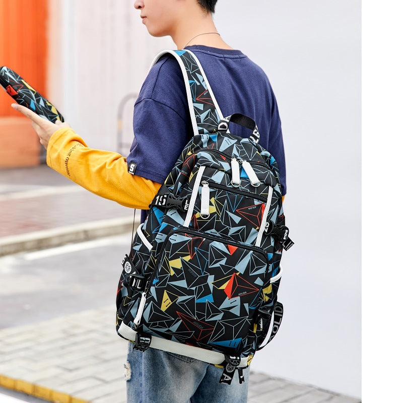 Men's Large Capacity Korean Waterproof Simple Thermal Backpacks