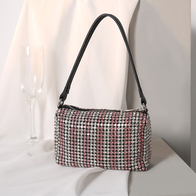 Women's Alexander Wang Rhinestone Diamond Studded Hand Full Handbags