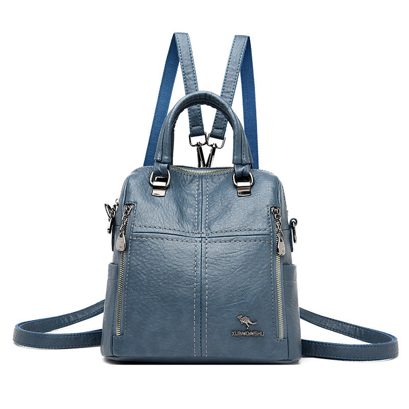 Women's Korean Style Soft Leather Fashionable One Bags