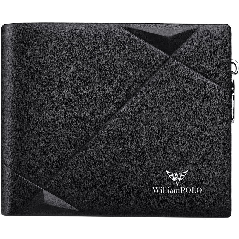 Men's Chan Leather Short Large Capacity Driving Men's Wallets