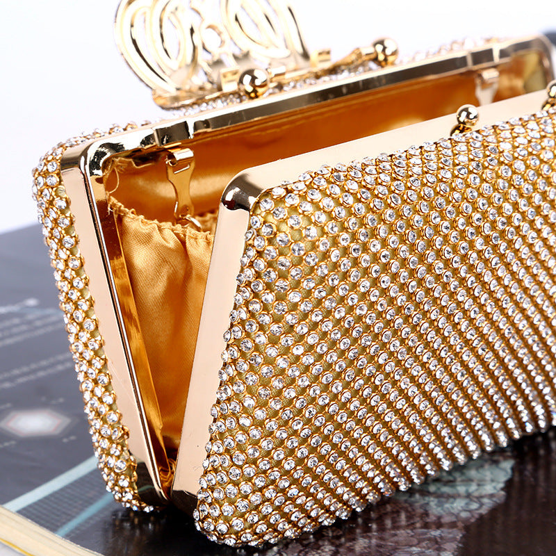 Women's Inlaid Crown Dinner Luxury Dress Austrian Evening Bags