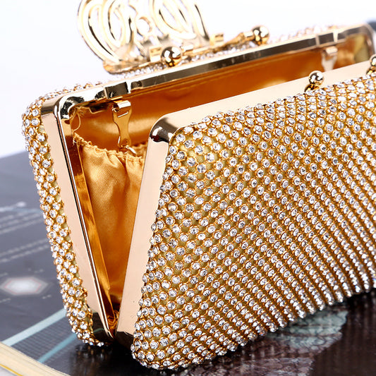 Women's Inlaid Crown Dinner Luxury Dress Austrian Evening Bags