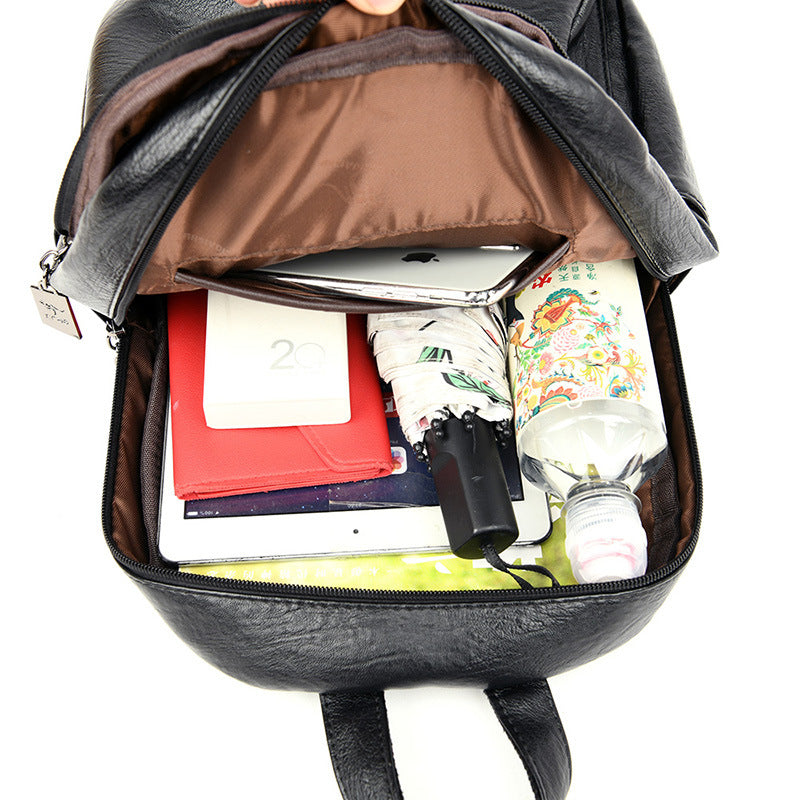 Women's Large Capacity Korean Style Fashionable Elegant Backpacks