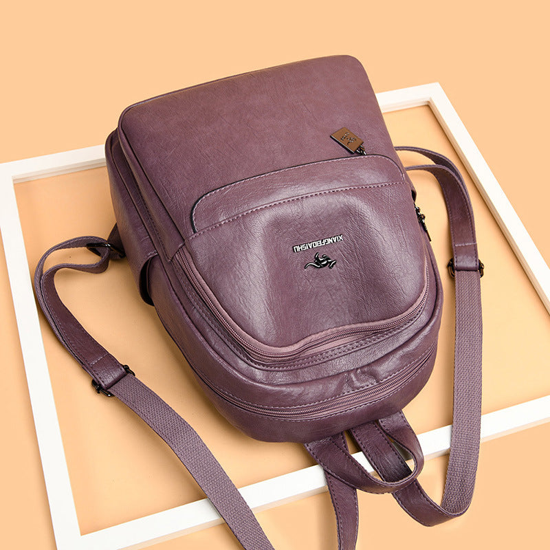 Women's Large Capacity Korean Style Fashionable Elegant Backpacks