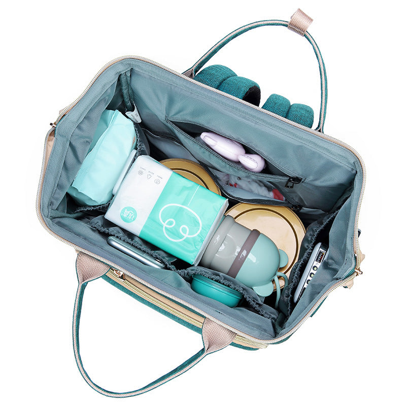 Fashion Large Capacity Charging Diaper Oxford Bags