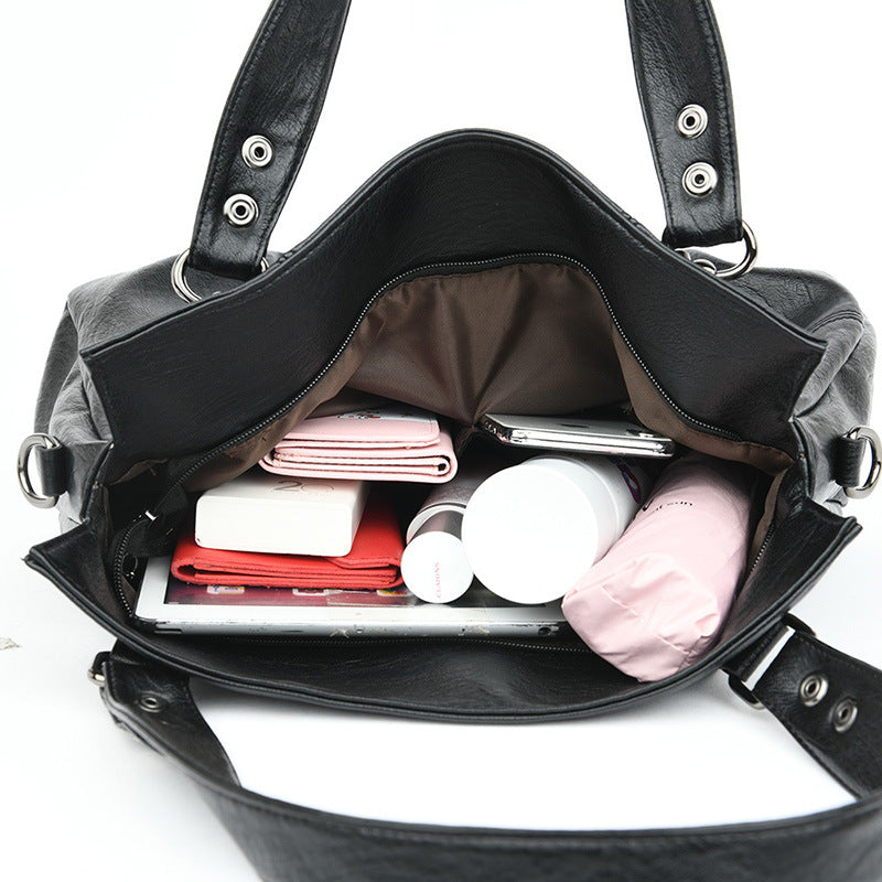 Women's Fashion Mom Large Capacity Hand Holding Shoulder Bags