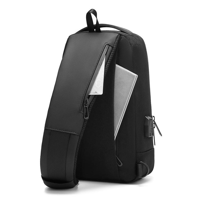 Men's Trendy Oxford Cloth Waterproof Large Capacity Men's Chest Bags