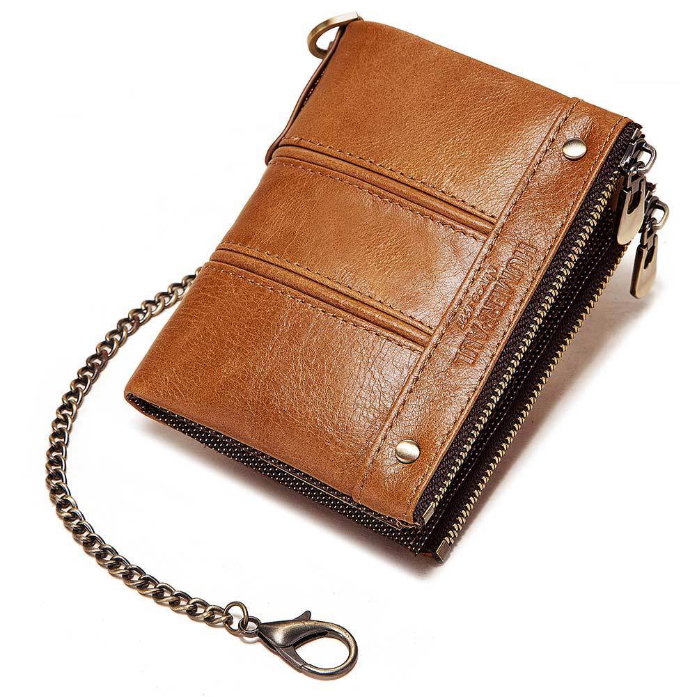 Men's Paul Credit Top Layer Leather Short Men's Wallets