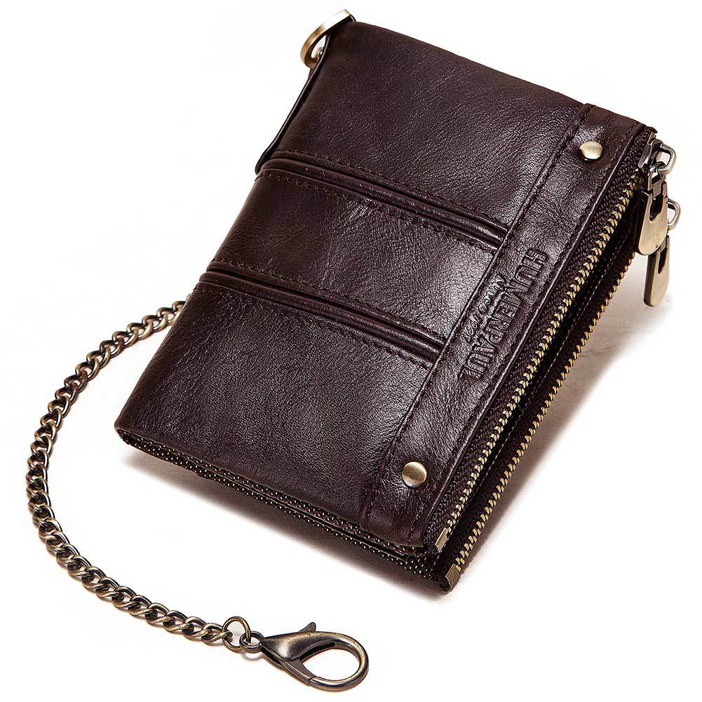 Men's Paul Credit Top Layer Leather Short Men's Wallets