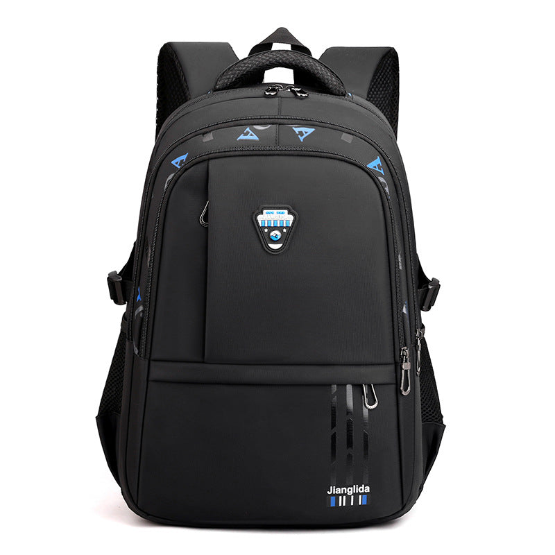 Male Boy Large Capacity Youth Black Middle School Students' Schoolbags