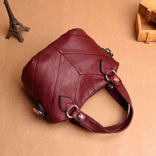 Women's Versatile Fashion Mom Soft Leather Bags
