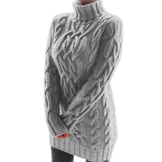 Women's Padded Lapel Long Sleeve Retro Thick Sweaters