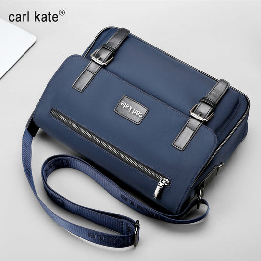 Men's Innovative Horizontal Nylon Fashion Trend Men's Shoulder Bags