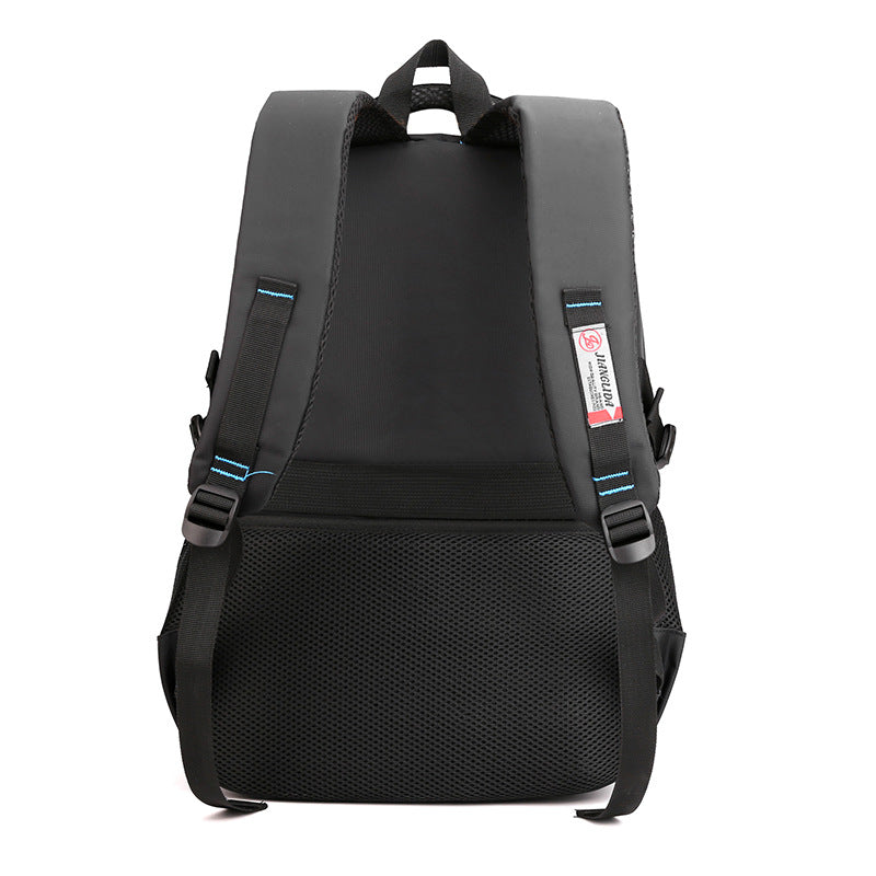 Male Boy Large Capacity Youth Black Middle School Students' Schoolbags