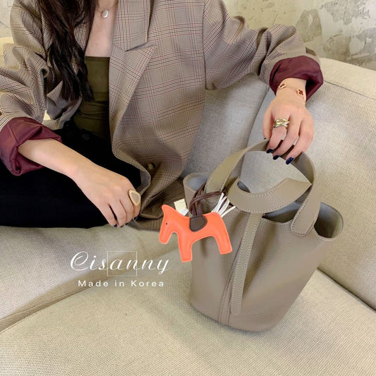 Portable Shopping Basket Fresh Simple Versatile Handbags