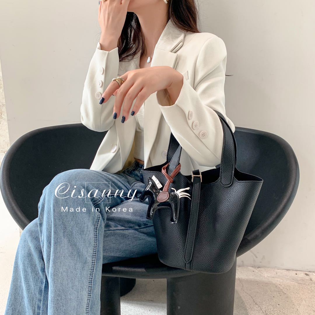 Portable Shopping Basket Fresh Simple Versatile Handbags