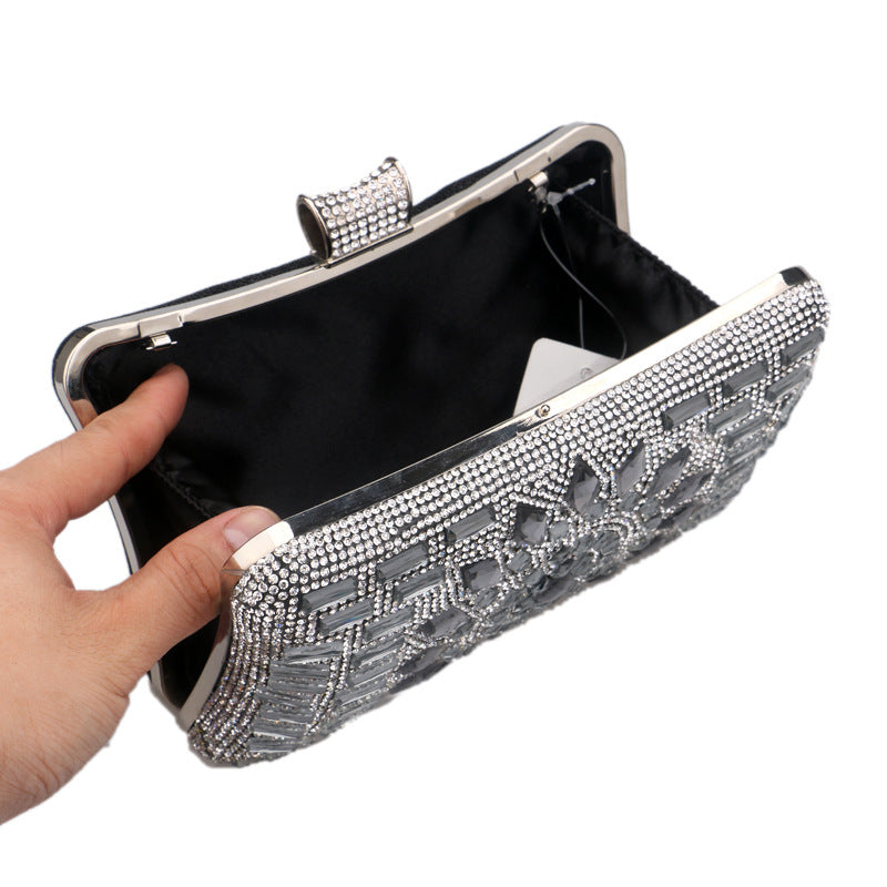 Women's Diamond Dinner Cheongsam Luxury Banquet Clutch Bags