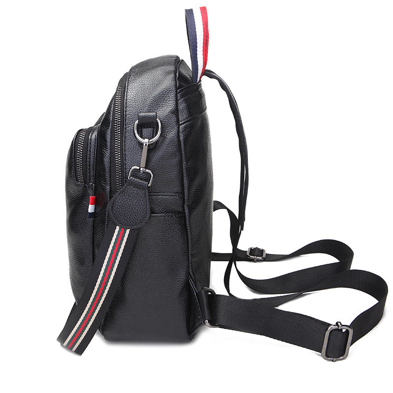 Women's Cool Korean Fashion Soft Leather Backpacks
