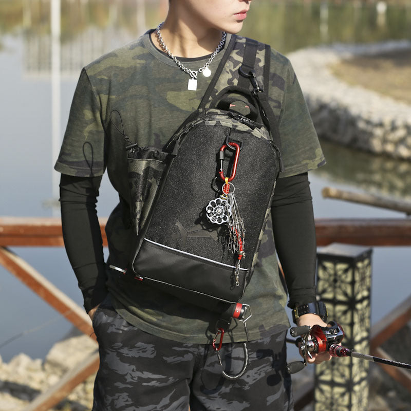 Casual Men's Lure Fishing Large Capacity Sports Backpacks