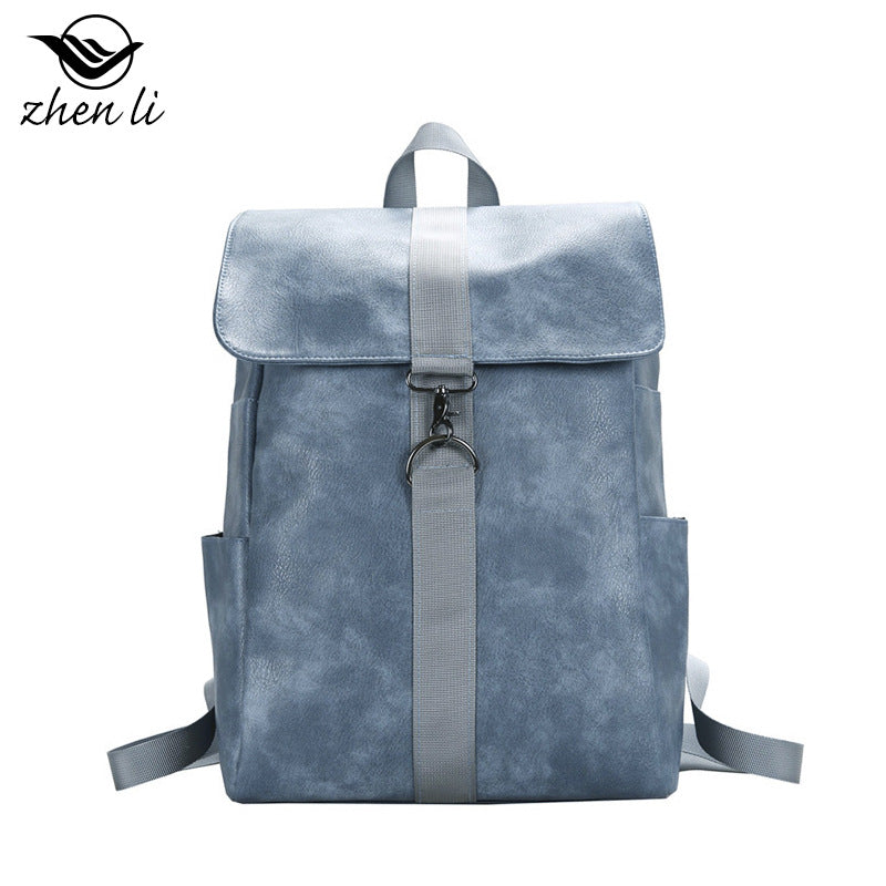 Attractive Korean Style Niche White Ditch Backpacks