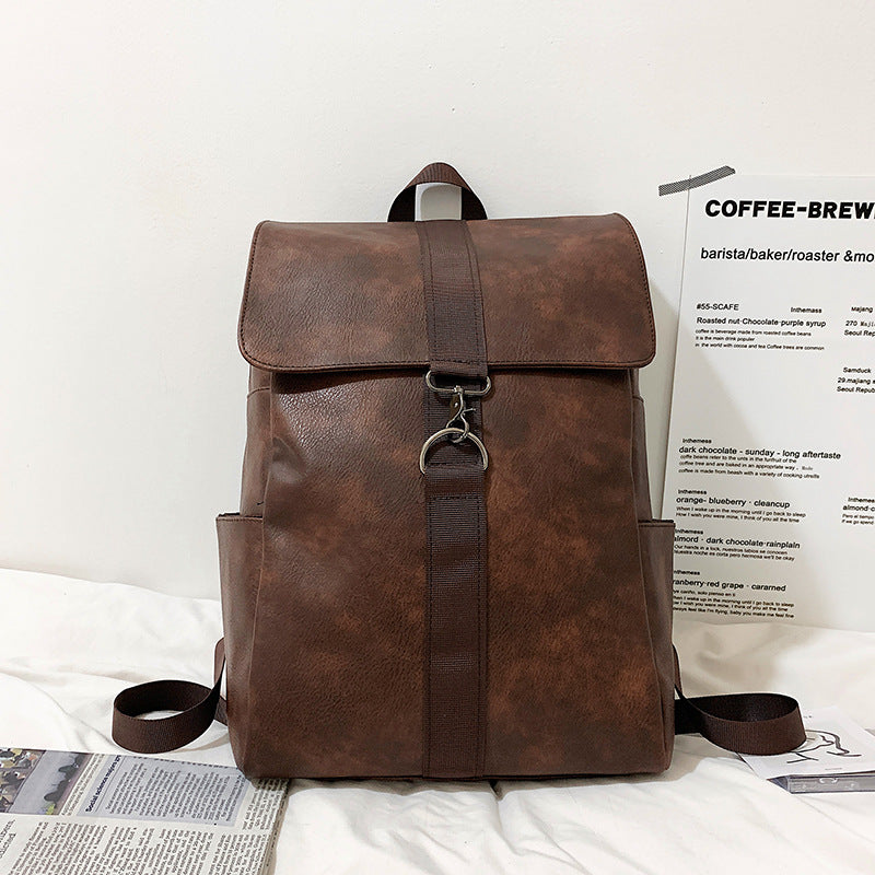 Attractive Korean Style Niche White Ditch Backpacks