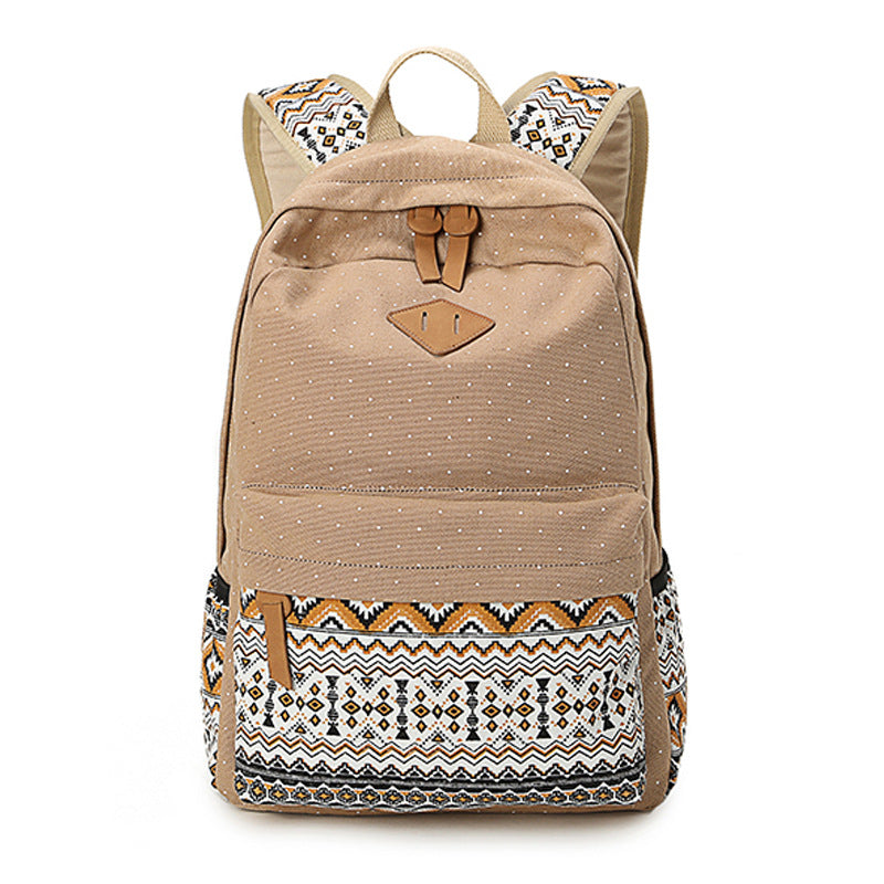 Women's Canvas For Ethnic Style Cloth Backpacks