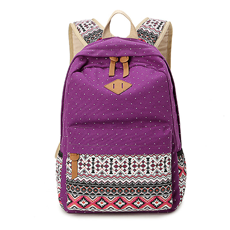 Women's Canvas For Ethnic Style Cloth Backpacks