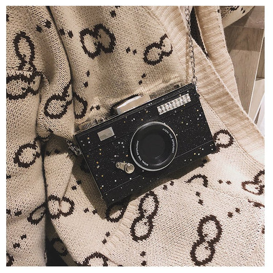 Personalized Style Chain Sequins Frosted Box Bags