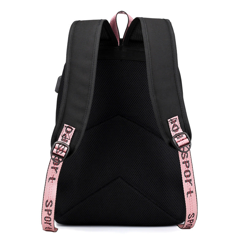 Peripheral Chain Rechargeable Lunch Box Pencil Backpacks