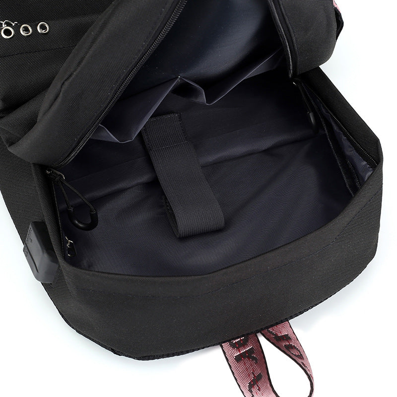 Peripheral Chain Rechargeable Lunch Box Pencil Backpacks