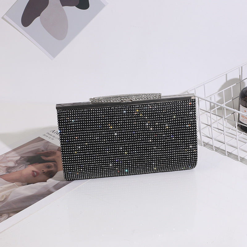 Women's Solid Color Banquet Clutch Fashion Horizontal Soft Evening Bags