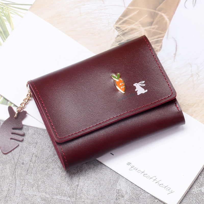 Women's Cute Short Mini Korean Style Ladies Wallet