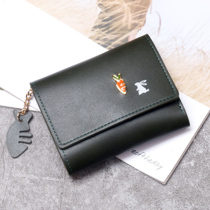 Women's Cute Short Mini Korean Style Ladies Wallet