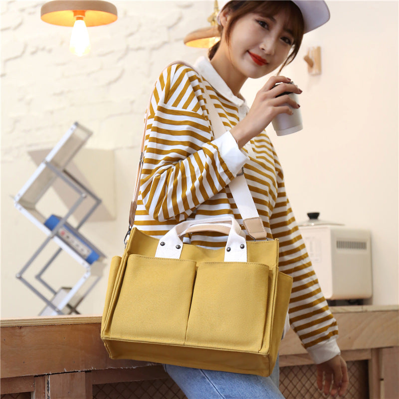 Women's Large Capacity Mummy Canvas Can Hold Handbags