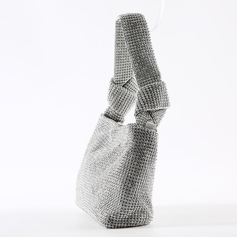 Dinner Hand Knotted Rhinestone King Full Evening Bags