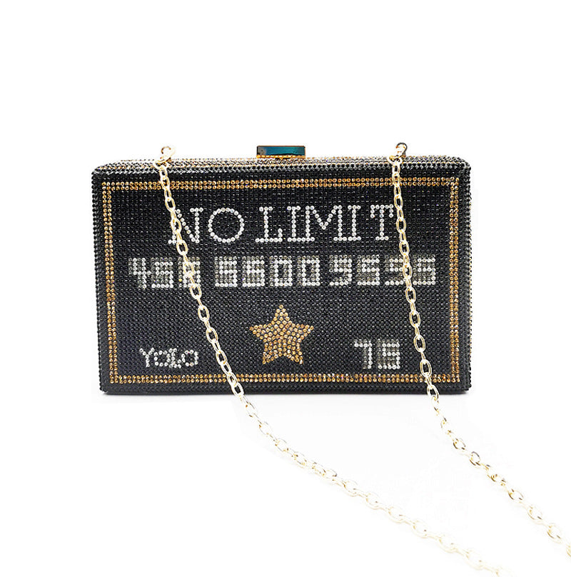 Clutch Trendy Unique Hot Drilling One Dinner Evening Bags