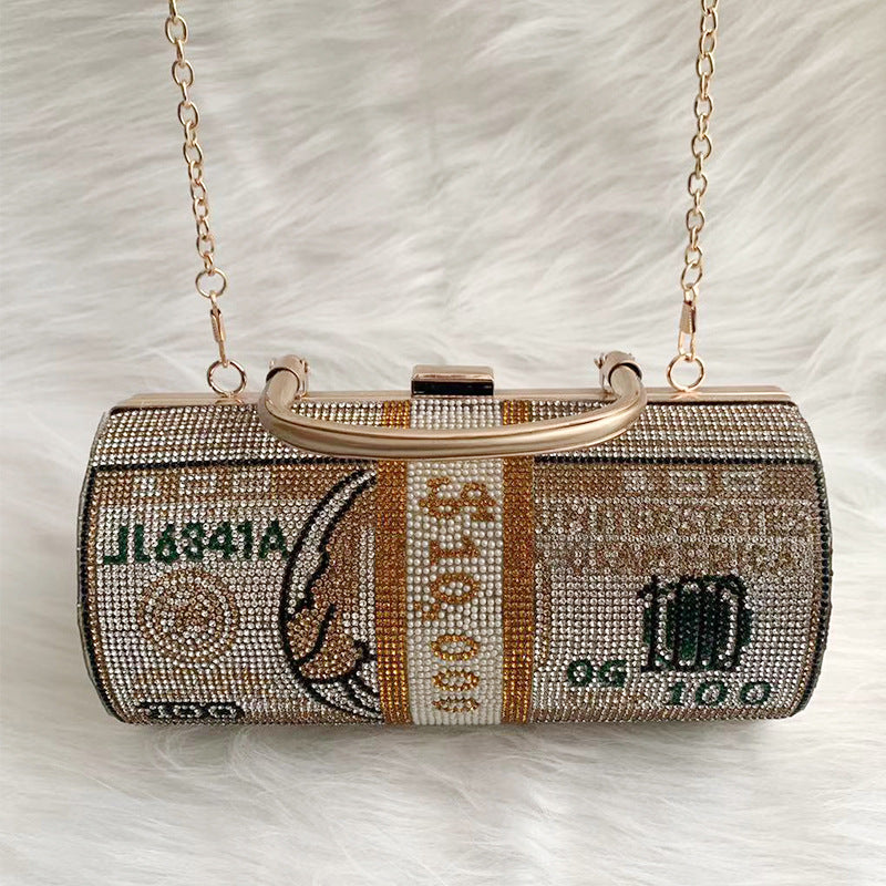 Dress One Clutch Fashion Dollar Hand Evening Bags