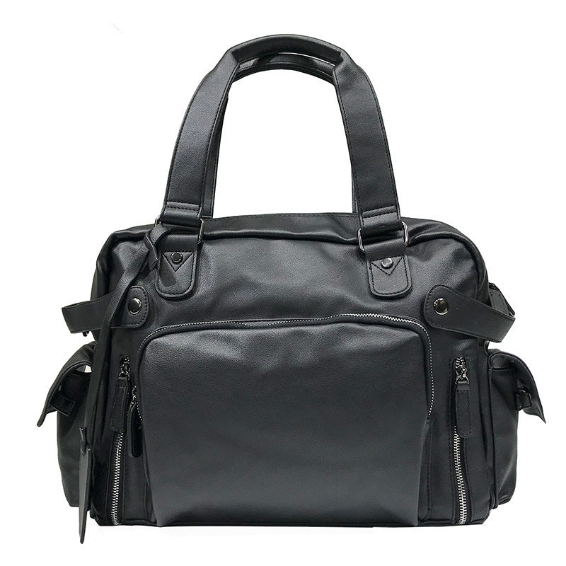Men's Korean Style Trendy Leather Back Retro Men's Shoulder Bags