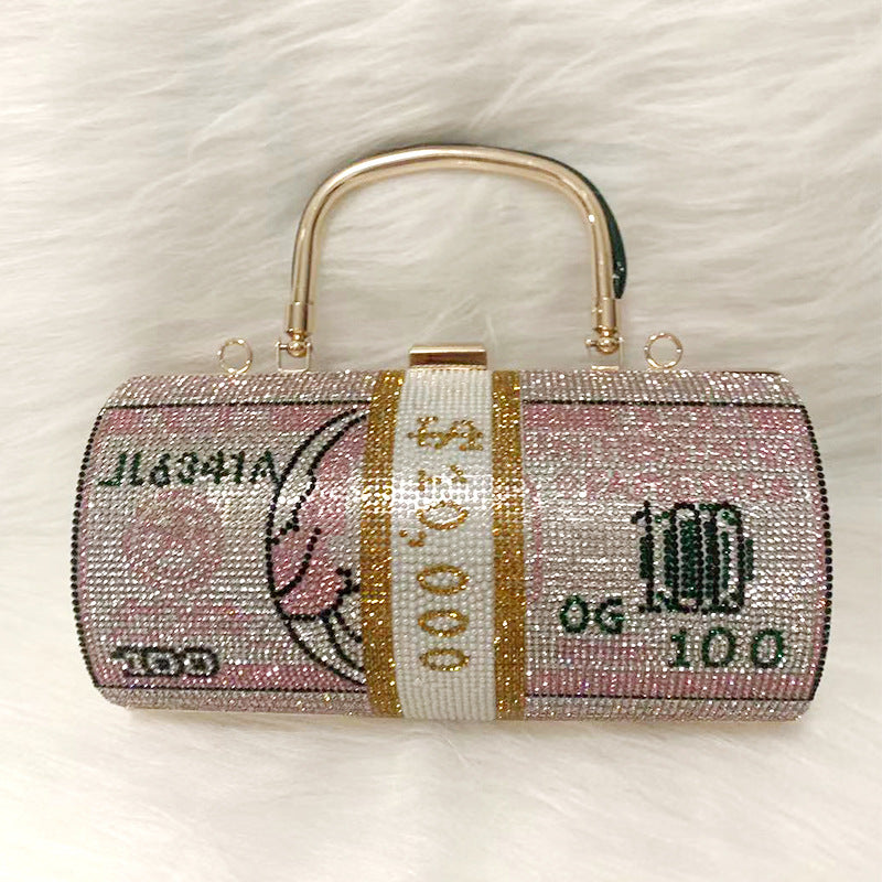 Dress One Clutch Fashion Dollar Hand Evening Bags